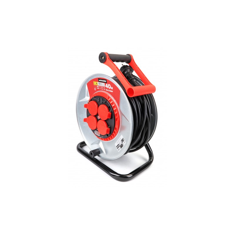 ENROLLACABLE METAL CON TAPAS 40 METROS 3GX2.5MM MADER