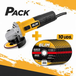 PACK RADIAL 115MM 750W + 10...