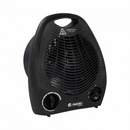 CALEFACTOR VERTICAL NEGRO 2000W RAYDAN