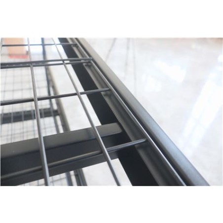ESTANTERIA METÁLICA INDUSTRIAL NEGRA 4 BALDAS 180X180X60CM BLIM