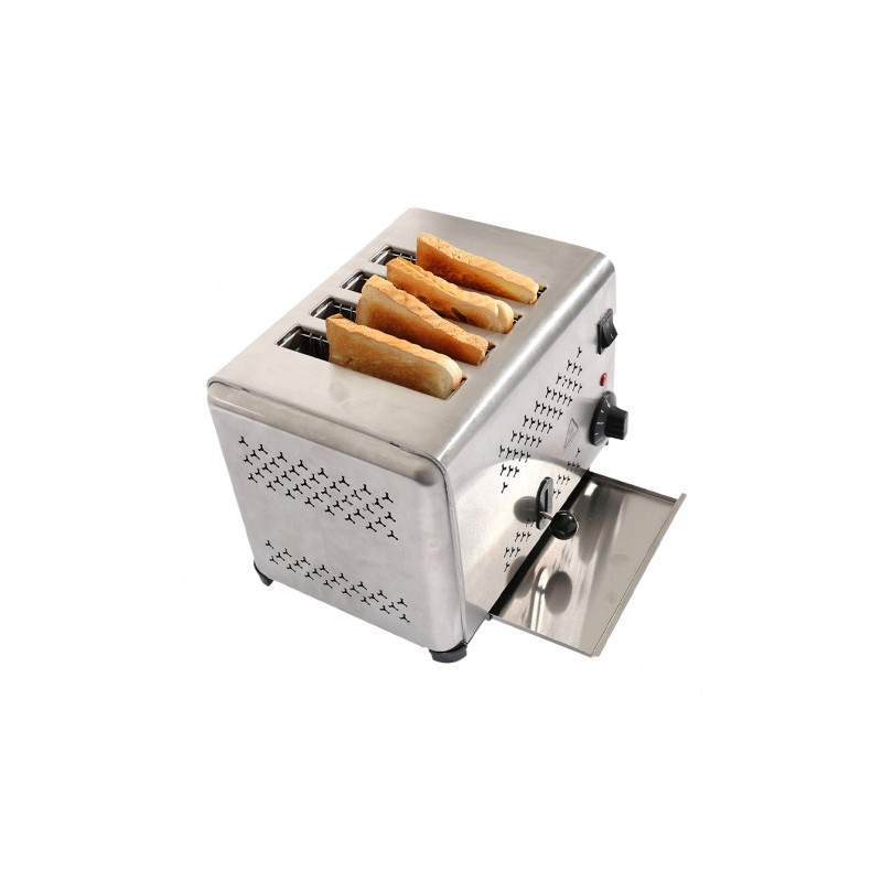 TOSTADORA PROFESIONAL 4 RANURAS 1800W...