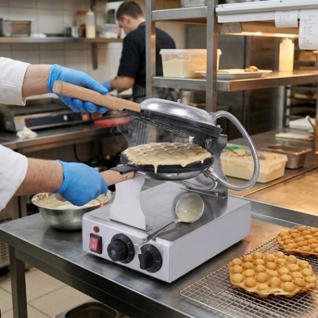 GOFRERA ELÉCTRICA PROFESIONAL PARA GOFRES BURBUJA 1.400W CHEFPRO