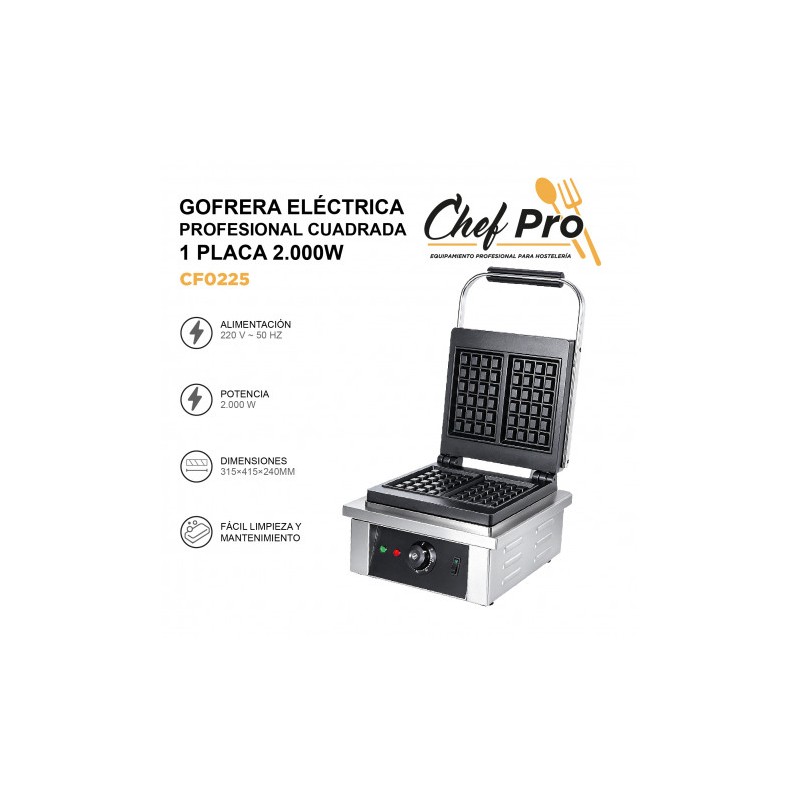GOFRERA ELÉCTRICA PROFESIONAL...