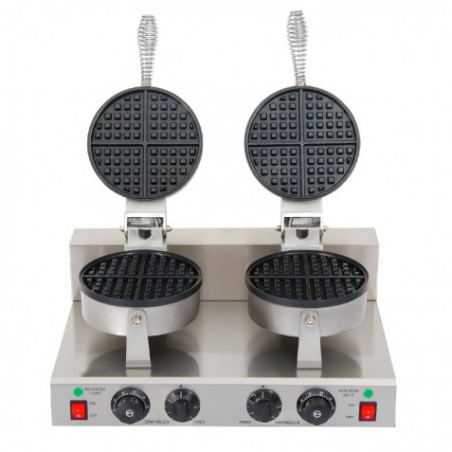 GOFRERA ELÉCTRICA PROFESIONAL DOBLE 2 PLACAS 2.000W CHEFPRO