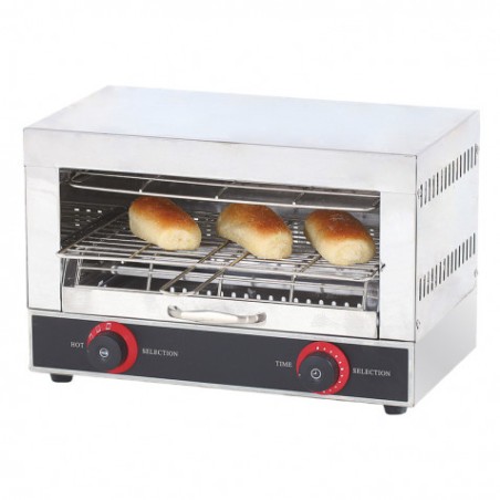 HORNO TOSTADOR ELÉCTRICO PROFESIONAL DE 1 NIVEL 2.000W CHEFPRO