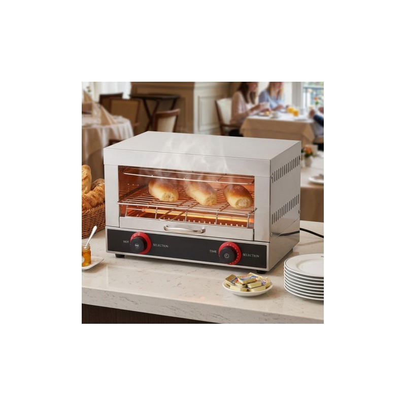 HORNO TOSTADOR ELÉCTRICO PROFESIONAL...