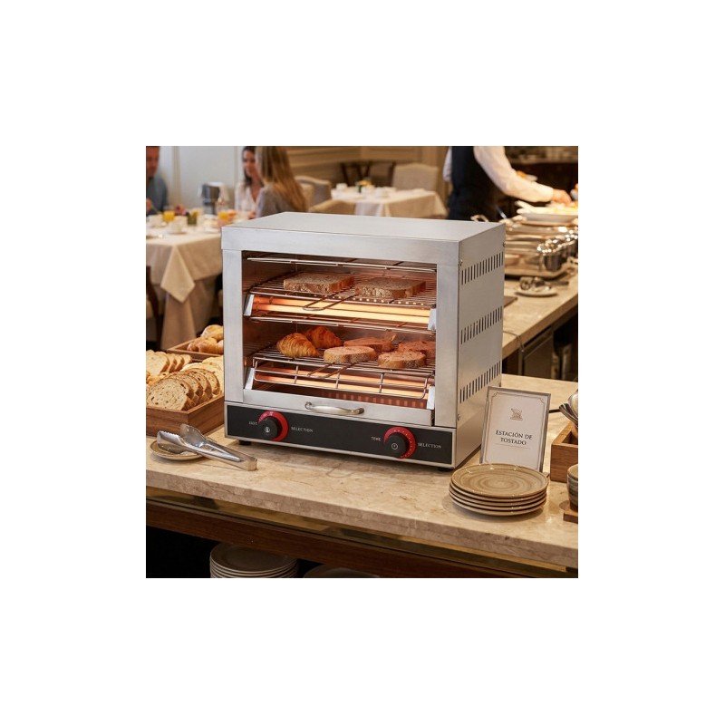 HORNO TOSTADOR ELÉCTRICO PROFESIONAL...