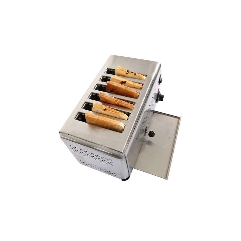 TOSTADORA PROFESIONAL 6 RANURAS 2500W...