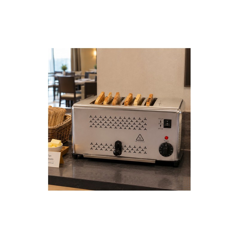 TOSTADORA PROFESIONAL 6 RANURAS 2500W...