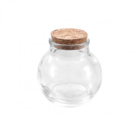 TARRITO VIDRIO TAPON CORCHO 85ML LA MEDITERRANEA