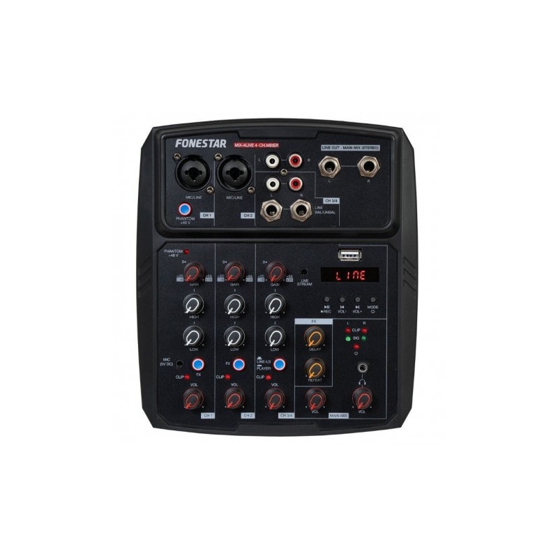 MESA DE MEZCLAS FONESTAR MIX-4LIVE