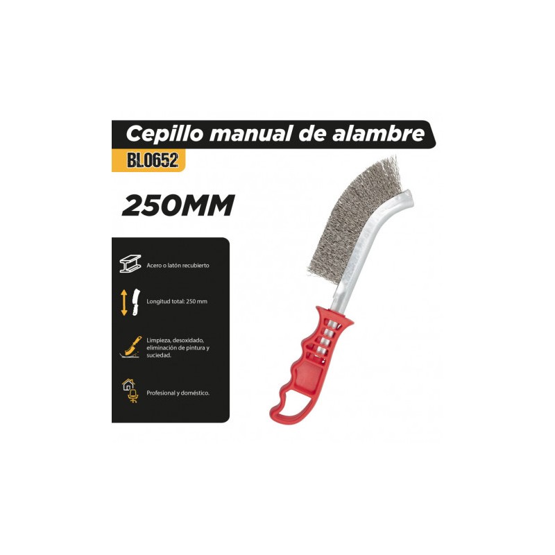 CEPILLO MANUAL DE ALAMBRE 250MM BLIM