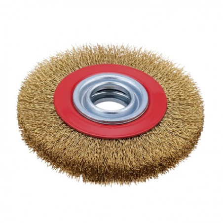 CEPILLO CIRCULAR DE ALAMBRE 175MM PARA ESMERILADORA DE BANCO BLIM