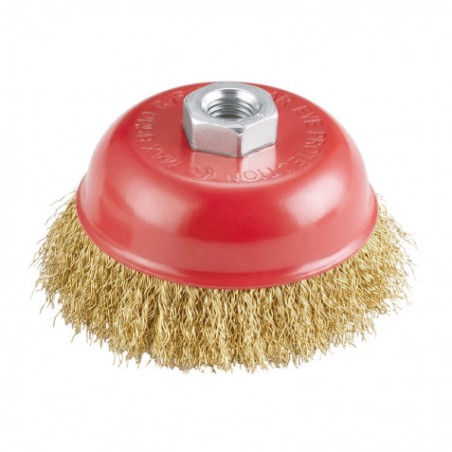 CEPILLO DE COPA DE ALAMBRE 65MM M14 PARA AMOLADORA BLIM
