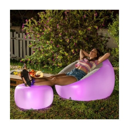 ASIENTO HINCHABLE LED CON MANDO A DISTANCIA |100KG | IP67 | INNOVAGOODS