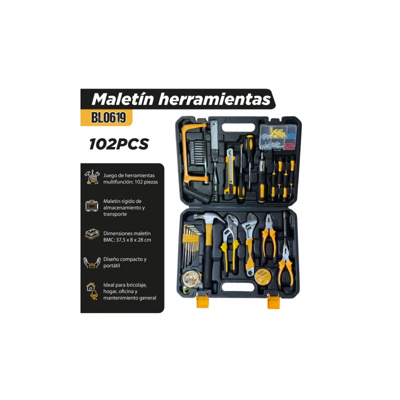 MALETIN HERRAMIENTAS 102PCS BLIM