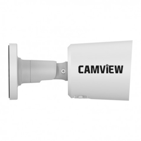 CAMARA IP BULLET 5MP POE FULL AI SIRENA, AUDIO, LUCES Y MICRO SD CAMVIEW