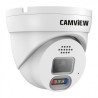 CAMARA IP DOMO 5MP POE CON AI SIRENA, AUDIO, LUCES Y MICRO SD CAMVIEW