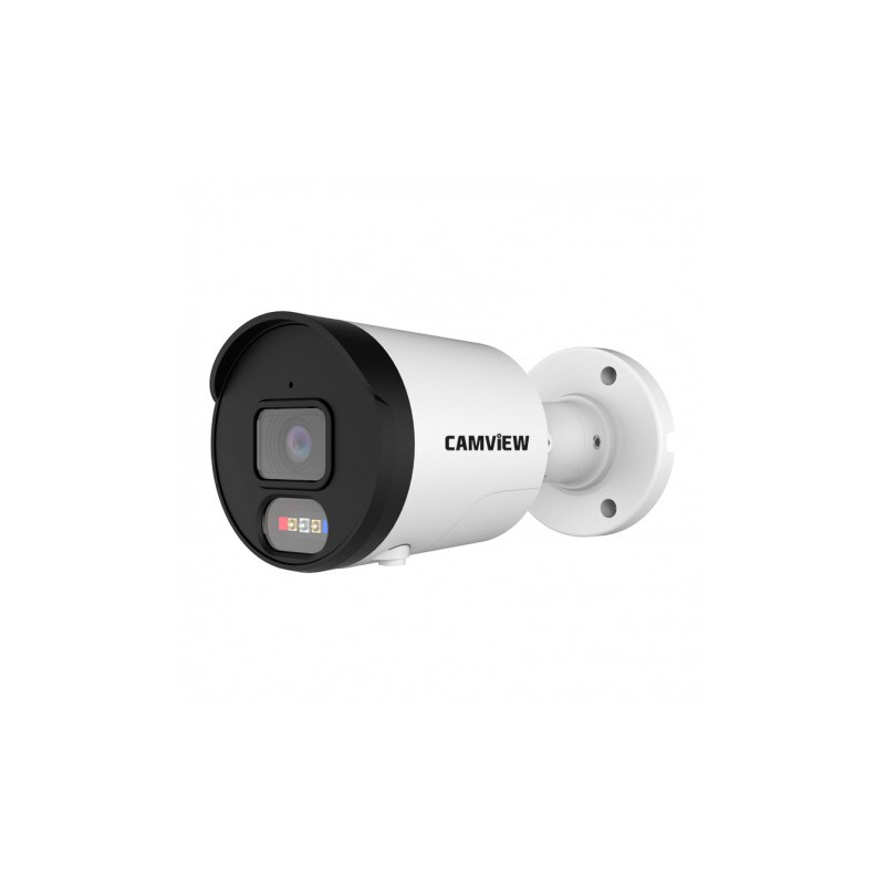 CAMARA IP BULLET 5MP POE CON AI SIRENA, AUDIO, LUCES Y MICRO SD CAMVIEW