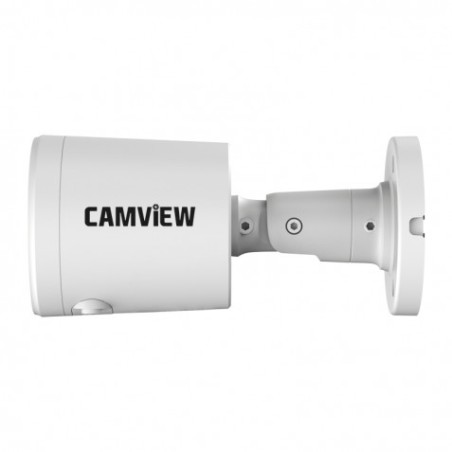 CAMARA IP BULLET 4MP POE DUAL LIGHT CON IA MICRÓFONO Y MICRO SD CAMVIEW