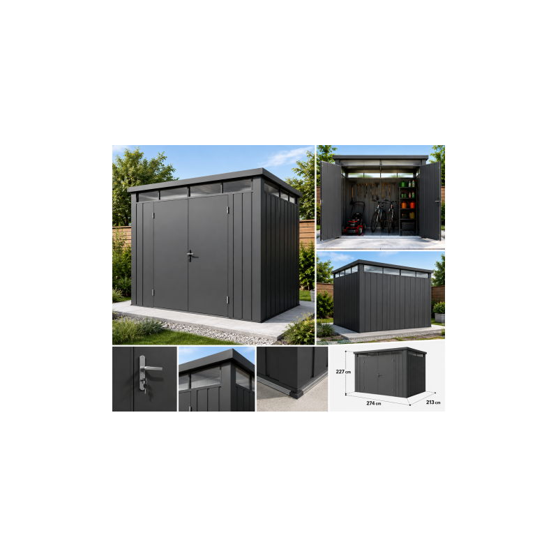 CASETA DE METAL PREMIUM 274X213X227CM...