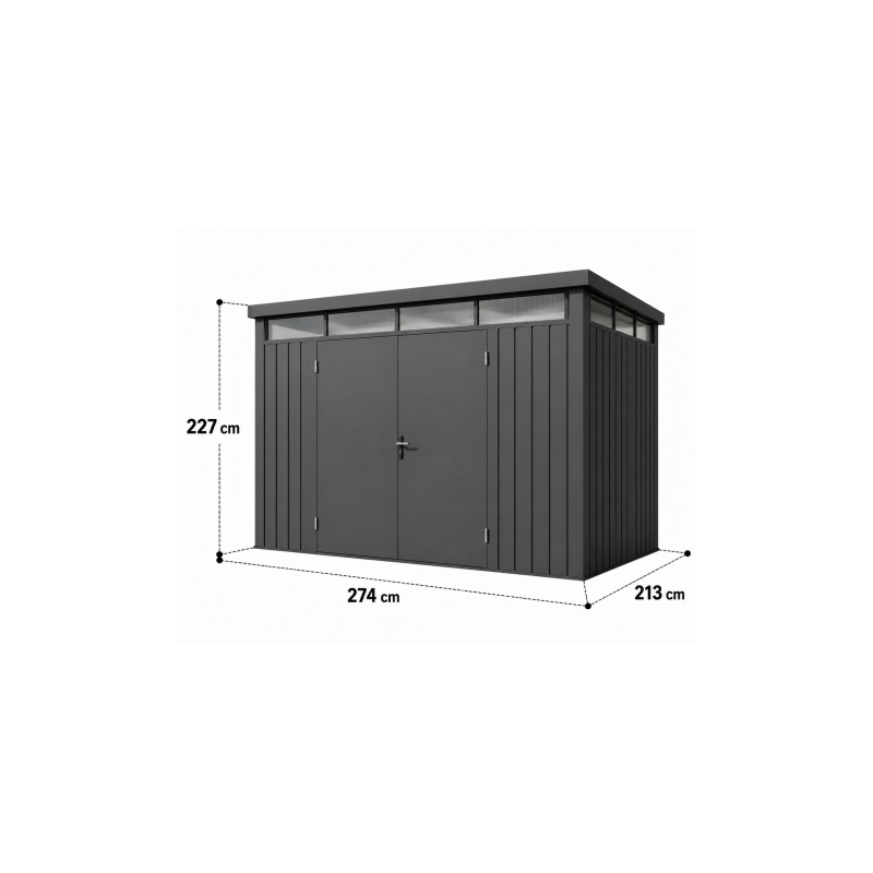 CASETA DE METAL PREMIUM 274X213X227CM...