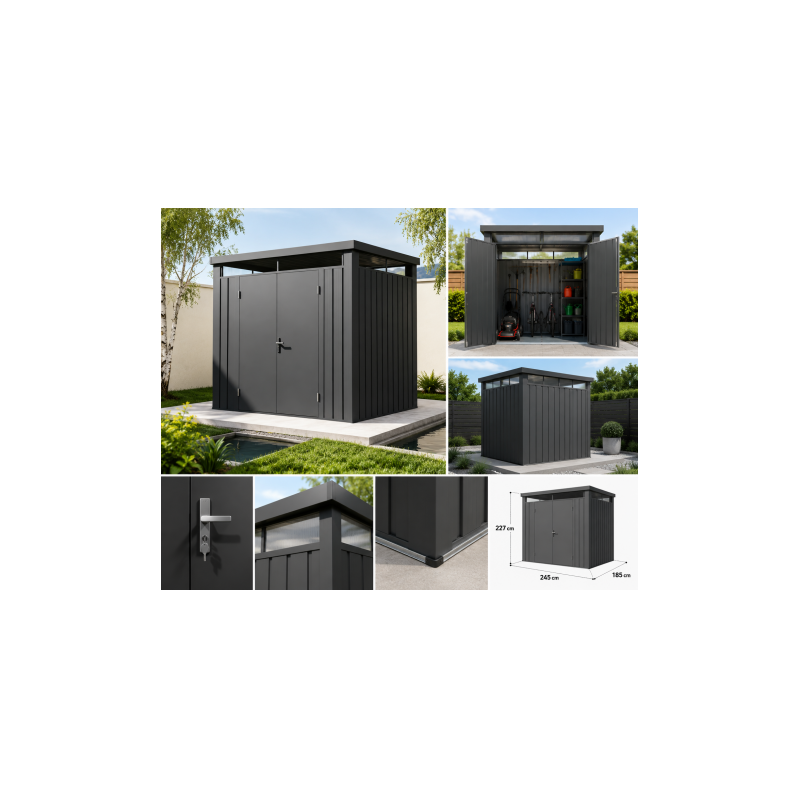 CASETA DE METAL PREMIUM 245X185X227CM...