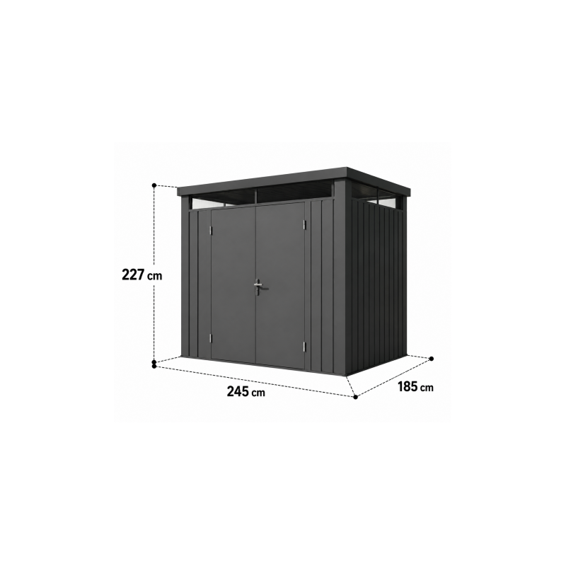 CASETA DE METAL PREMIUM 245X185X227CM...