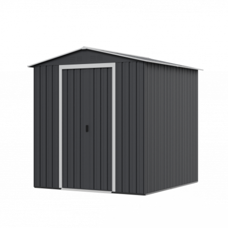 CASETA DE METAL | PUERTAS CORREDERAS 185X181X200CM (3.36M2) ANTRACITA