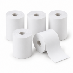 PACK 5 ROLLOS PAPEL TERMICO...