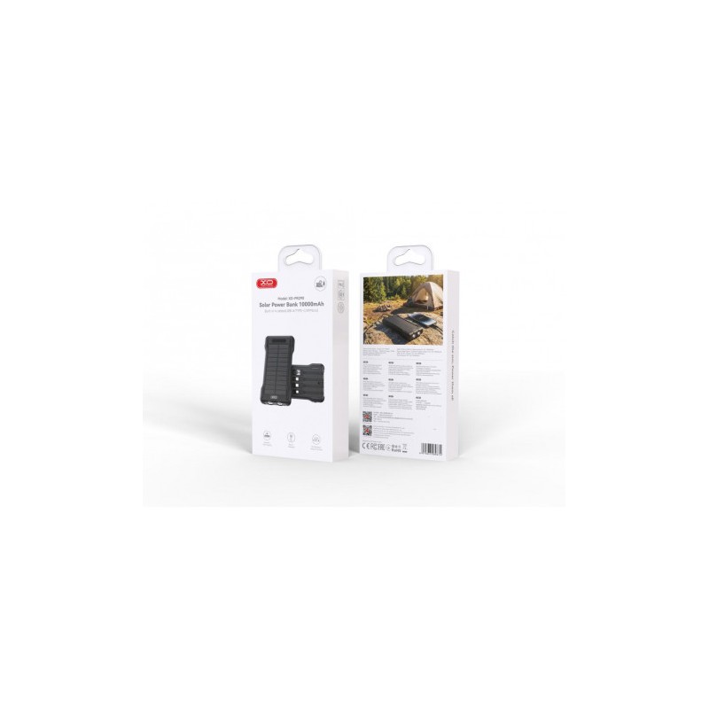 POWERBANK SOLAR 10000MAH 4 EN 1 NEGRO...