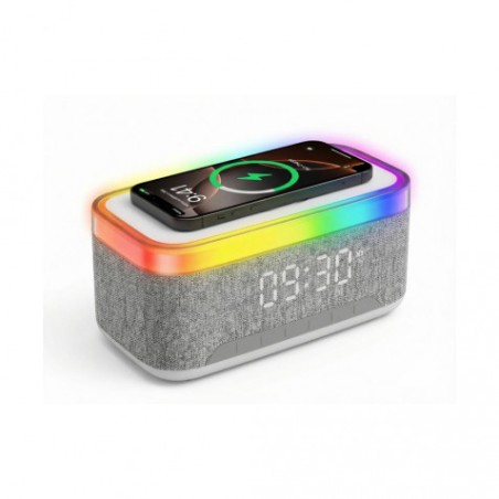 ALTAVOZ PORTATIL 5 EN 1 CON CARGA INALAMBRICA F88 XO