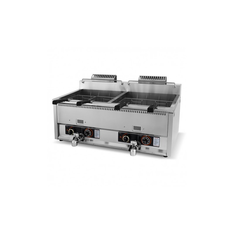FREIDORA INDUSTRIAL GAS DOBLE 34L...