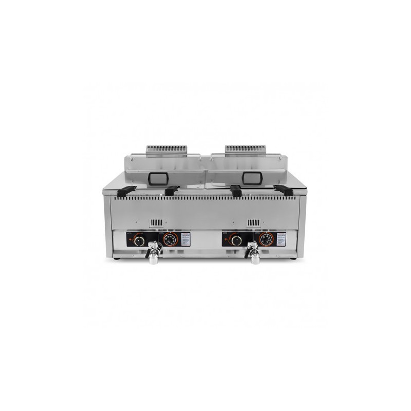 FREIDORA INDUSTRIAL GAS DOBLE 34L...