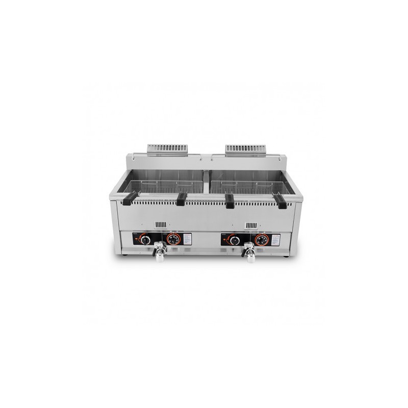 FREIDORA INDUSTRIAL GAS DOBLE 34L...