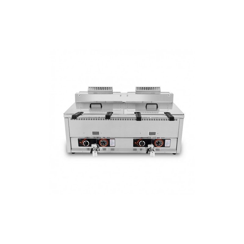 FREIDORA INDUSTRIAL GAS DOBLE 34L...