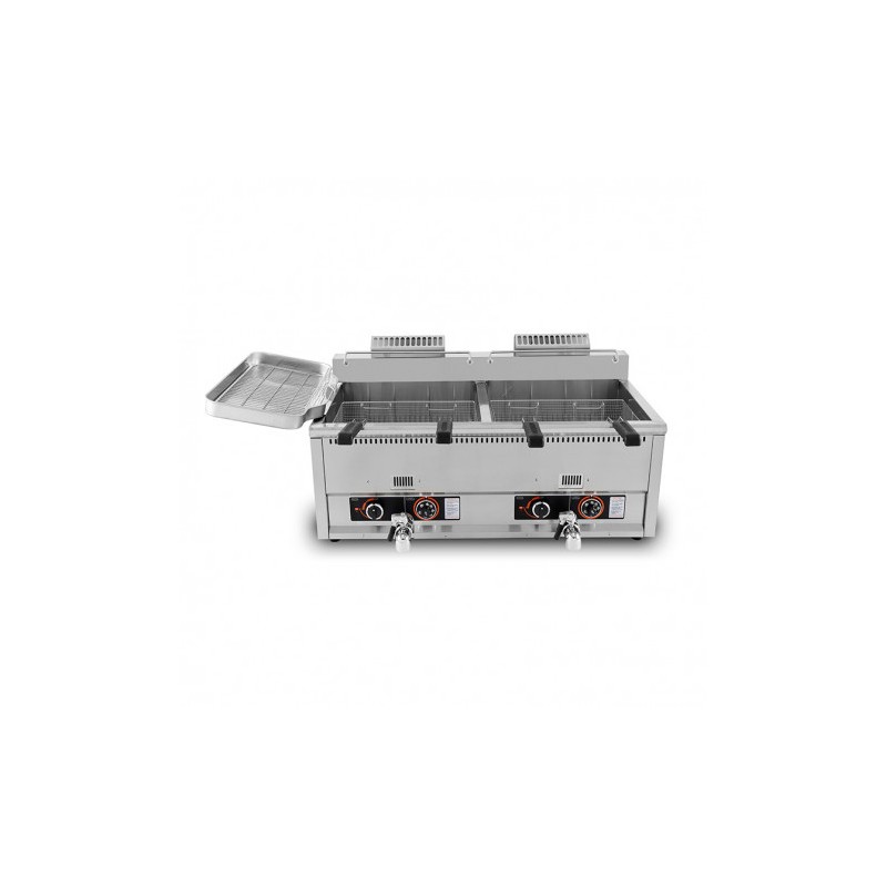 FREIDORA INDUSTRIAL GAS DOBLE 34L...