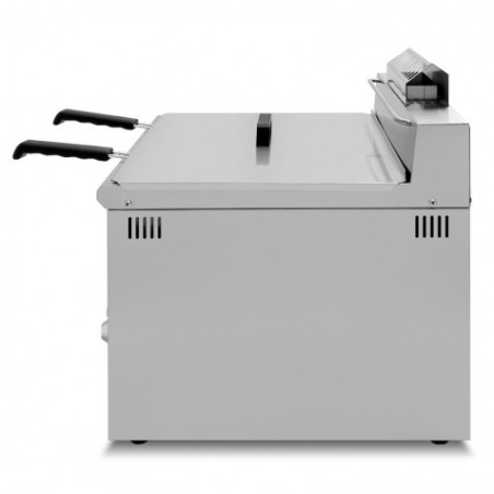 FREIDORA INDUSTRIAL A GAS 30 LITROS ACERO INOX CON VÁLVULA VACIADO CHEFPRO