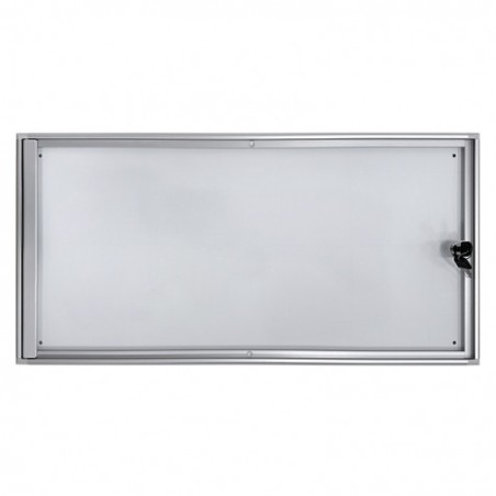 VITRINA ANUNCIOS MURAL CON CERRADURA Y 2 LLAVES 710X351 MM CROMAD