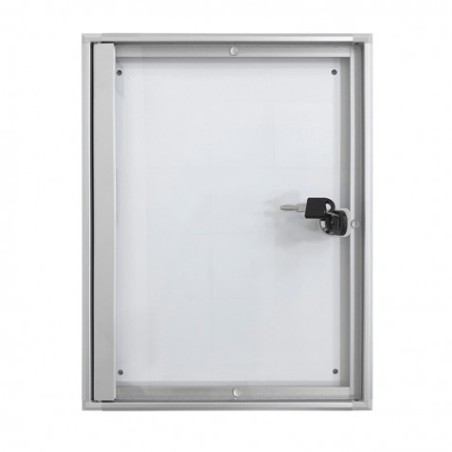VITRINA ANUNCIOS MURAL CON CERRADURA Y 2 LLAVES 351X270 MM CROMAD