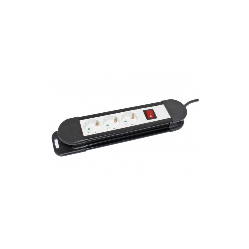 BASE MULTIPLE 3 TOMAS CON INTERRUPTOR MADER