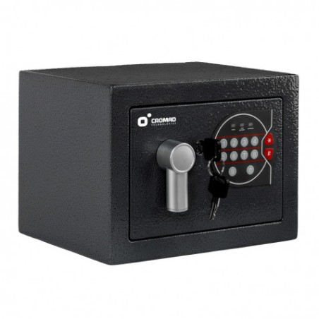 CAJA FUERTE ELECTRÓNICA COMPACTA 23X17X17CM TECLADO DIGITAL CROMAD