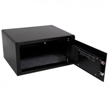 CAJA FUERTE ELECTRÓNICA PARA HOTEL Y OFICINA 42X37X20CM TECLADO DIG. CROMAD