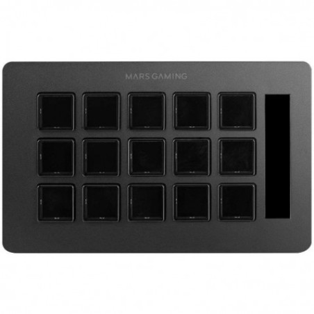 STREAM DECK SLIM MARS GAMING MSD-ONE | 15 TECLAS LCD | NEGRO