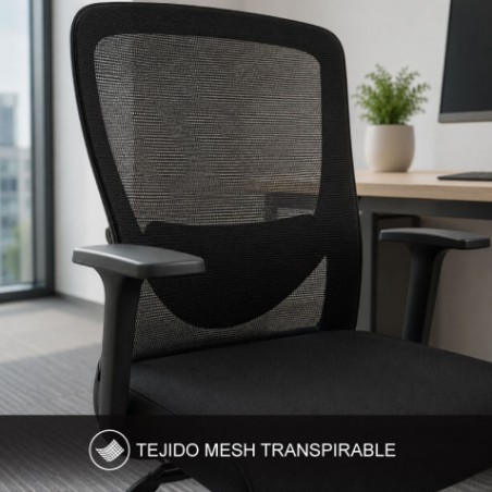 SILLA OFICINA GAMA ACOMODA WORK AIR CROMAD