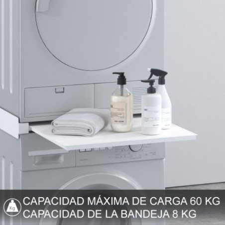 SOPORTE ELEVADOR UNIVERSAL PARA LAVADORAS Y SECADORAS WASHBASE CROMAD