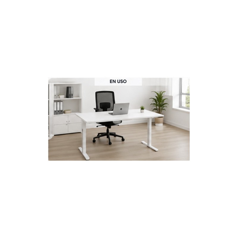 MESA DE OFICINA 160X80X75CM BLANCA...