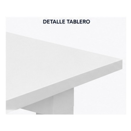 MESA DE OFICINA 120X70X75CM BLANCA CROMAD