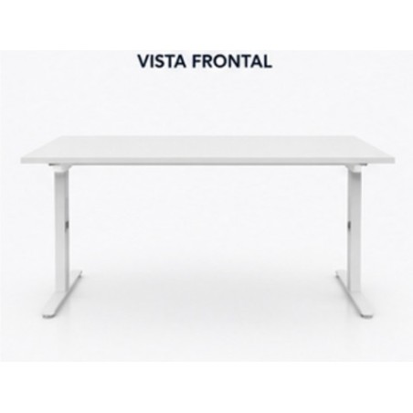 MESA DE OFICINA 120X70X75CM BLANCA CROMAD