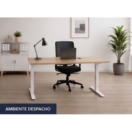 MESA DE OFICINA 120X70X75CM NOGAL CROMAD